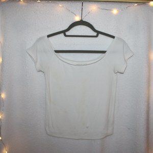 White Off The Shoulder Top